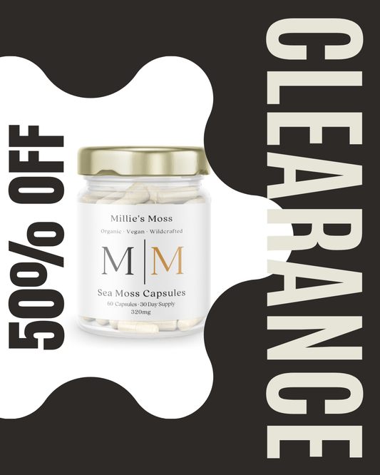 Golden Sea Moss Capsules Expire 01/01/2026