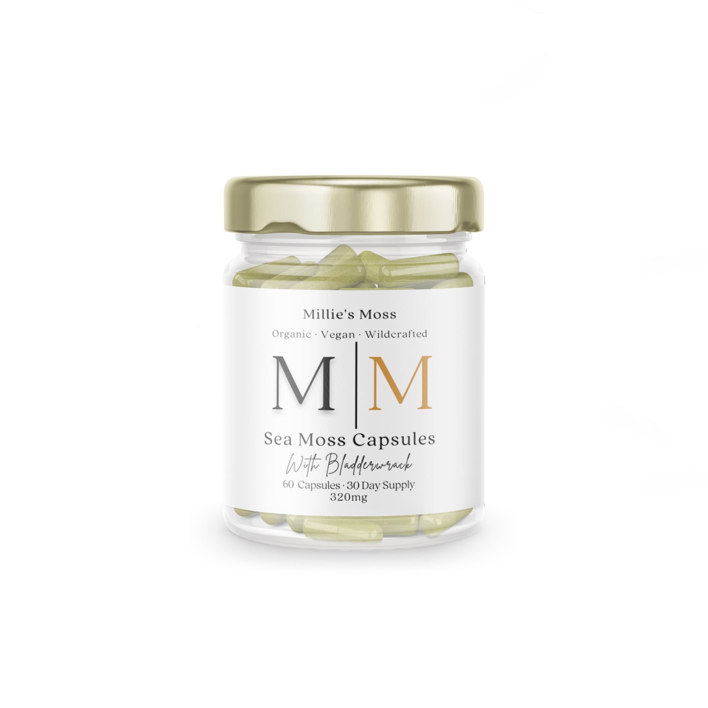 Sea Moss & Bladderwrack Capsules - Millie's Moss