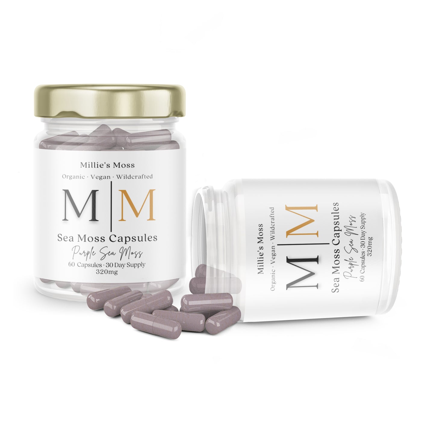 Purple Sea Moss Capsules - Millie's Moss