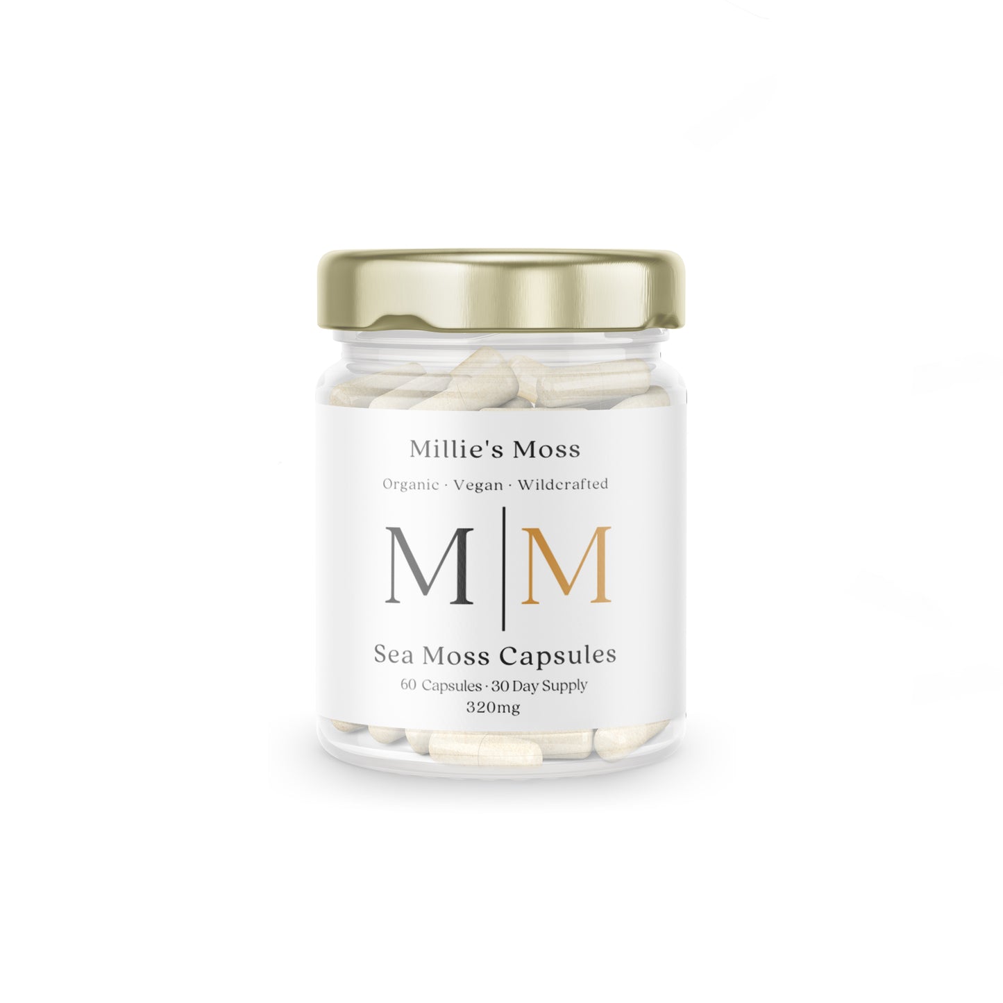 Millie's Moss Sea Moss Capsules Jar