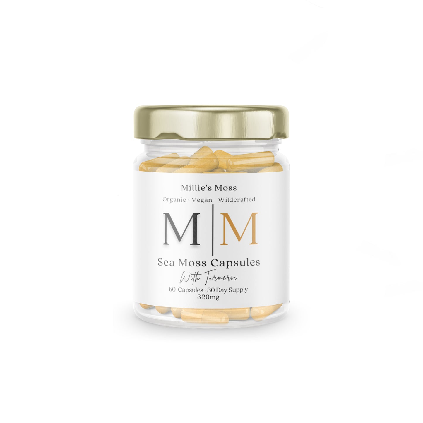 Sea Moss & Turmeric Capsules - Millie's Moss