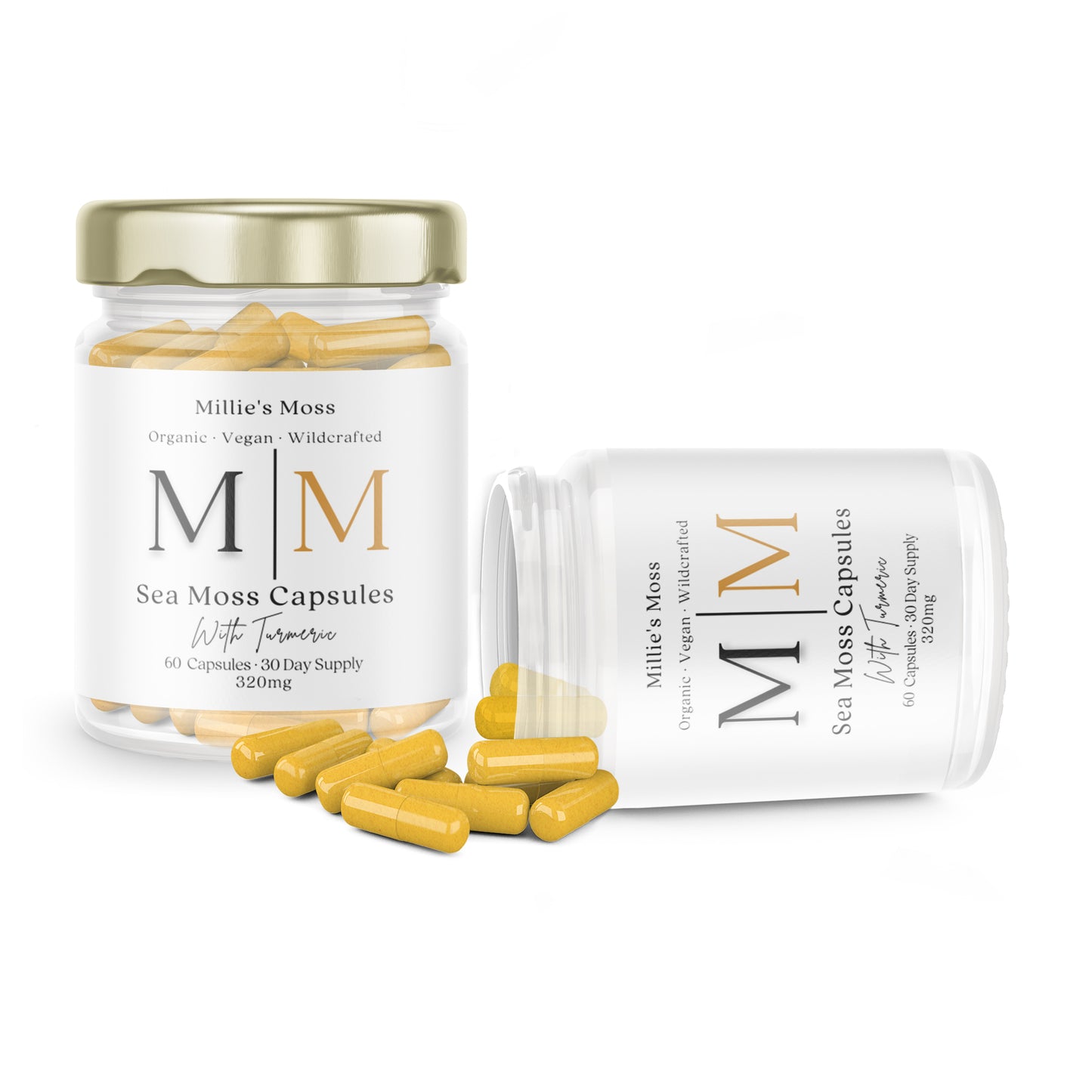 Sea Moss & Turmeric Capsules - Millie's Moss