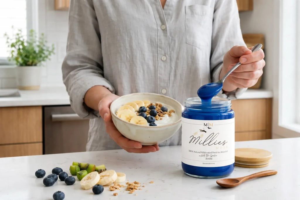 Sea Moss Gel with Blue Spirulina | Millie's Moss – Millie's Moss