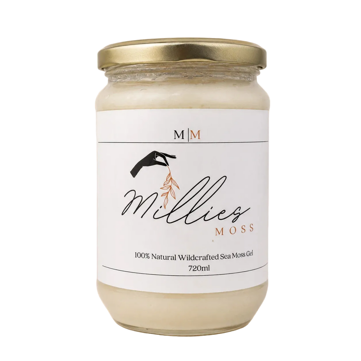Millie’s Moss Black Seed Oil Infused Sea Moss Gel 720ml front packshot