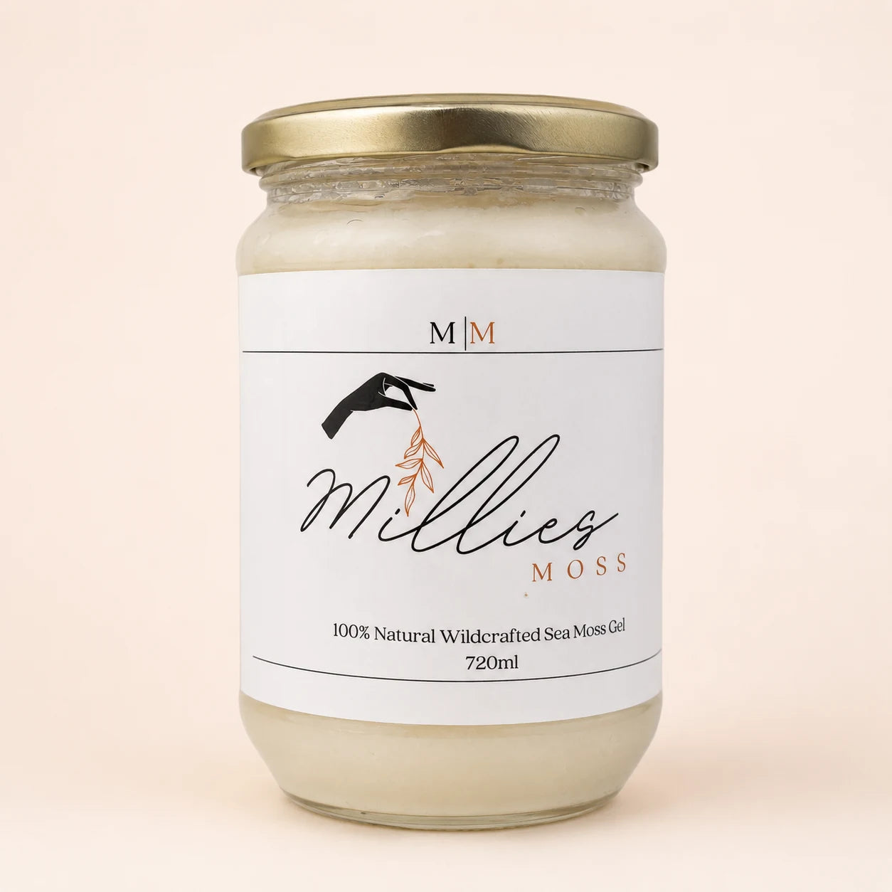 Millie’s Moss Black Seed Oil Infused Sea Moss Gel 720ml front packshot