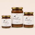 Millie’s Moss Cacao Infused Sea Moss Gel in 300ml, 500ml and 720ml jar sizes.