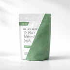 Millies Moss sea moss and bladderwrack capsules 500mg natural supplement pouch