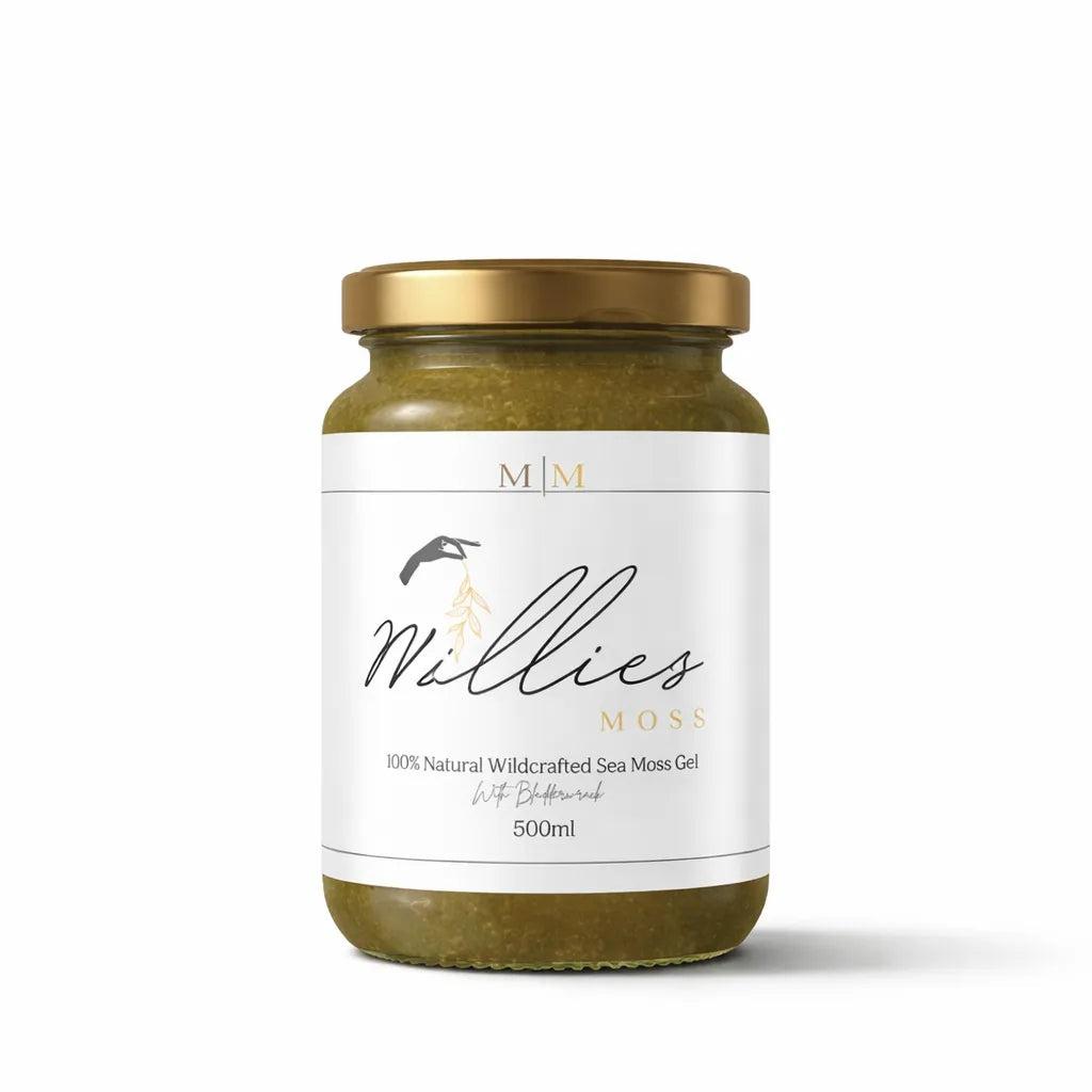 Millies Moss natural wildcrafted sea moss gel 500ml jar