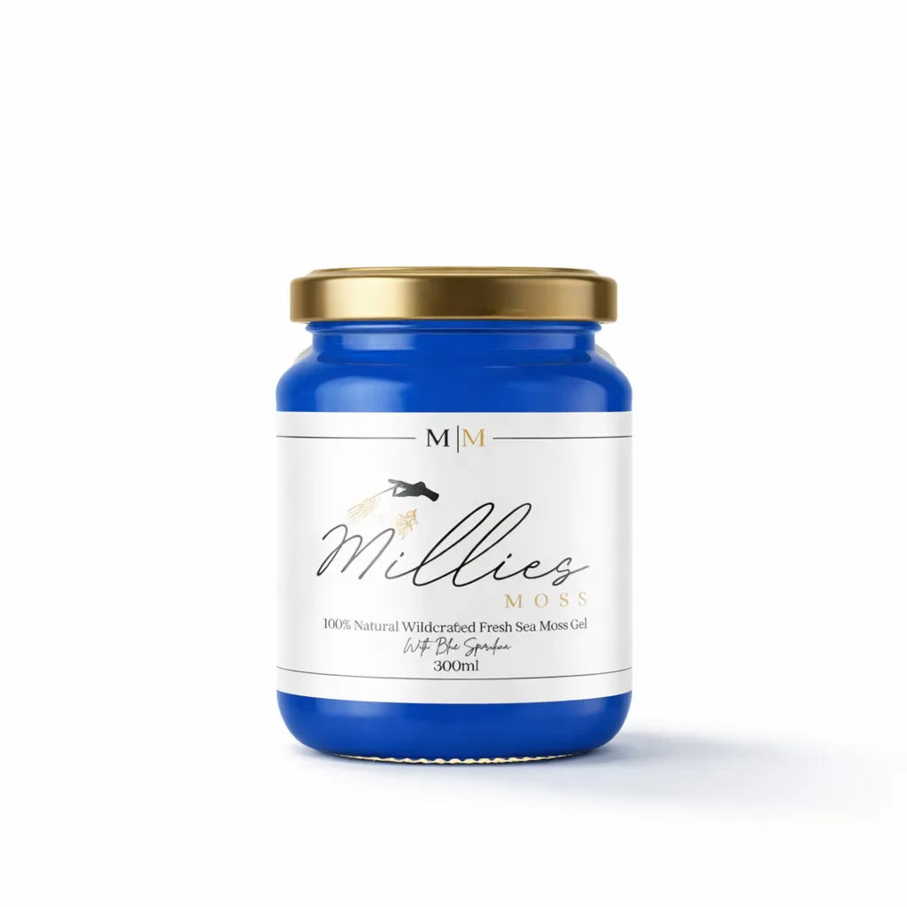 Millies Moss natural wildcrafted sea moss gel 300ml jar