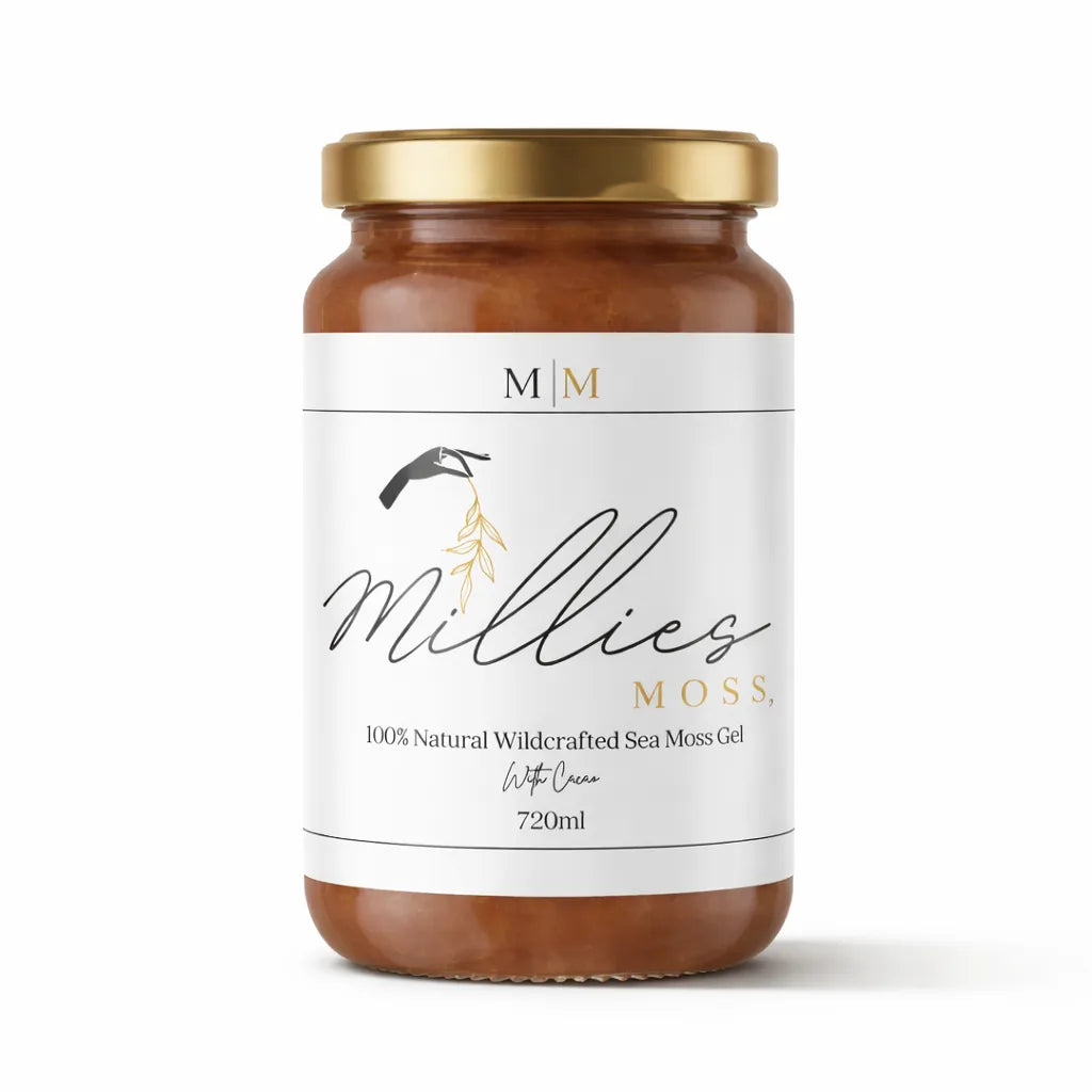 Millies Moss natural wildcrafted sea moss gel 720ml jar
