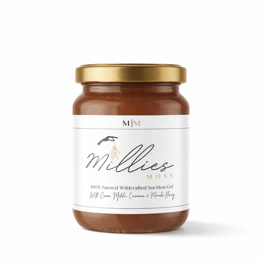 Millies Moss natural wildcrafted sea moss gel 500ml jar