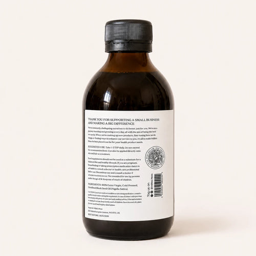 Millie’s Moss High-Strength Black Seed Oil 250ml