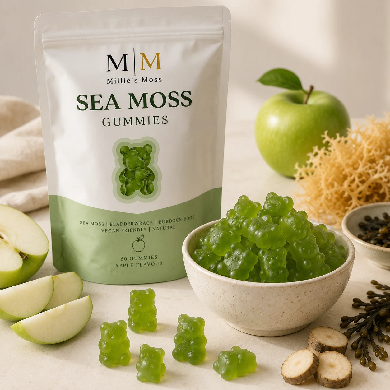 Millie's Moss Apple Sea Moss Gummies