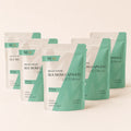 Six pouches of Millie's Moss Sea Moss with Bladderwrack Capsules 6 month supply