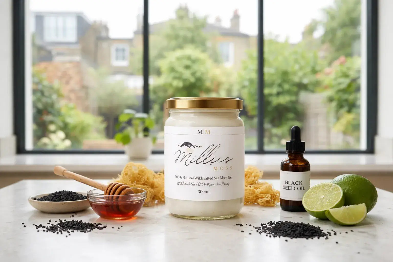 Sea Moss Gel — Black Seed Oil + Manuka Honey