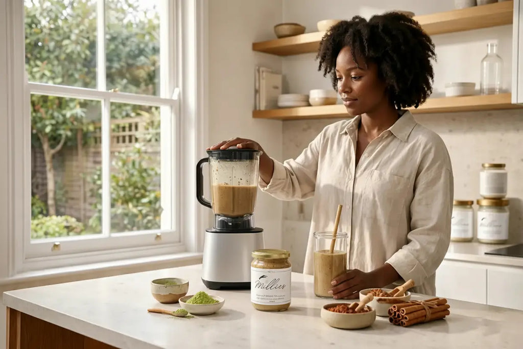 Sea Moss Gel — Cocoa + Matcha + Cinnamon + Manuka Honey