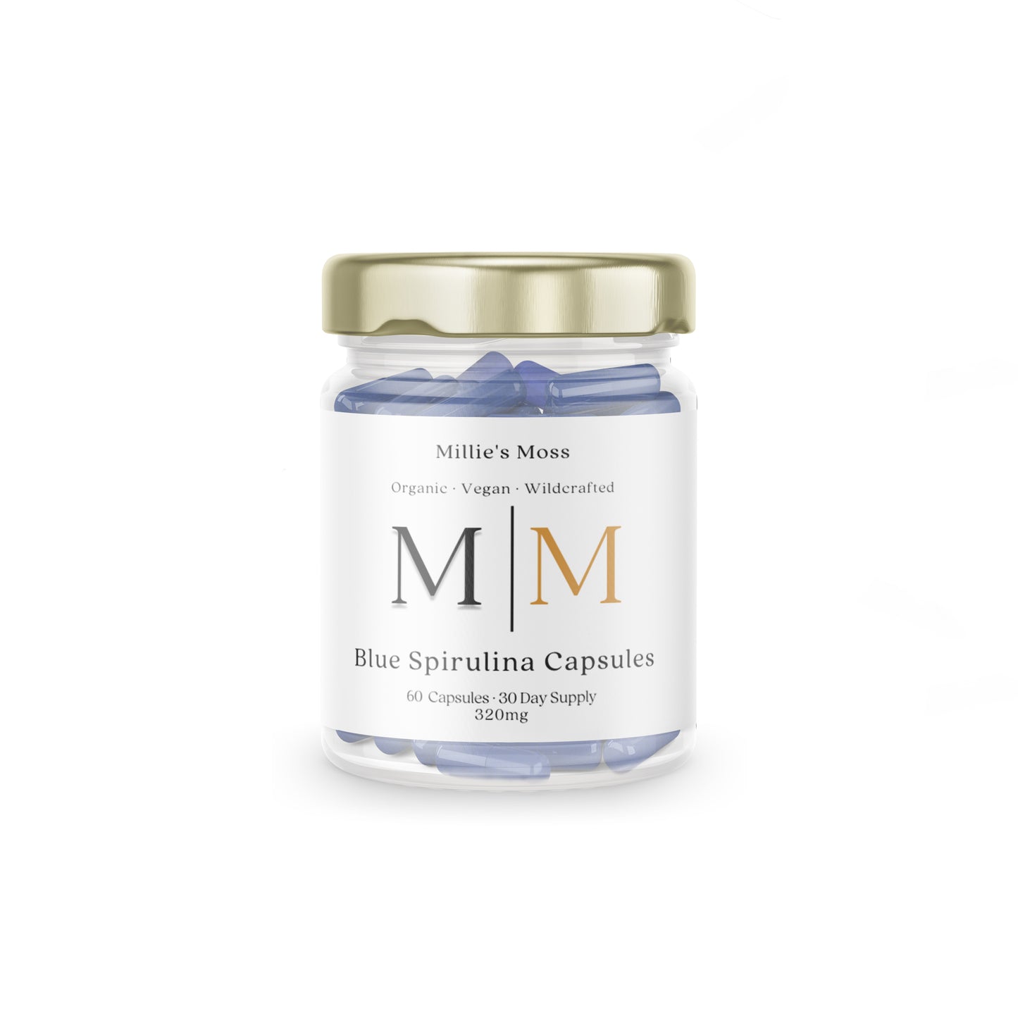 Blue Spirulina Capsules - Millie's Moss