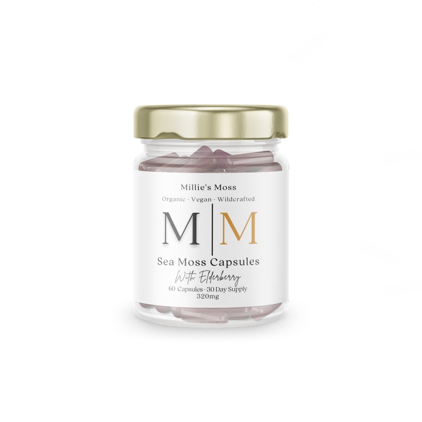 Sea Moss & Elderberry Capsules - Millie's Moss