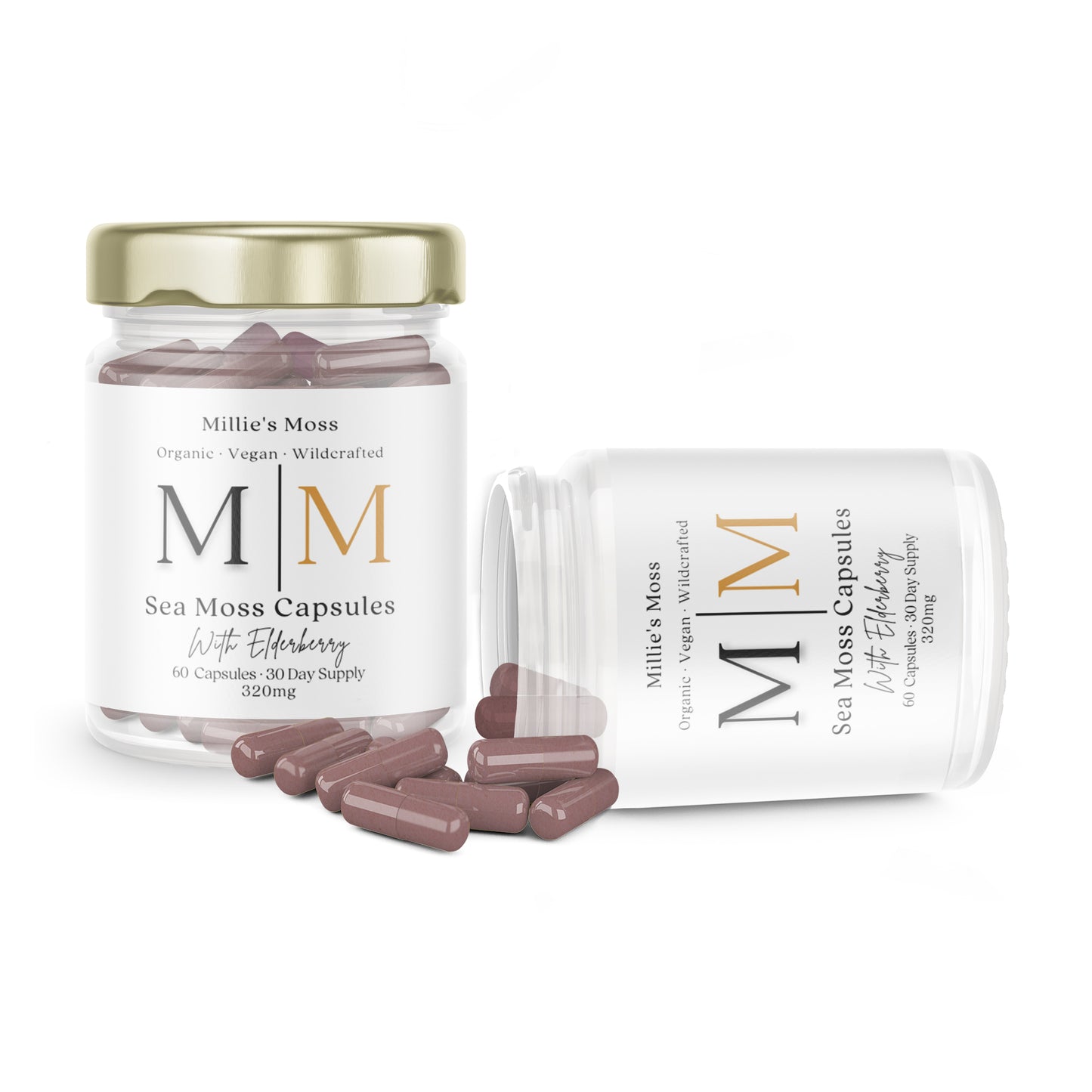 Sea Moss & Elderberry Capsules - Millie's Moss