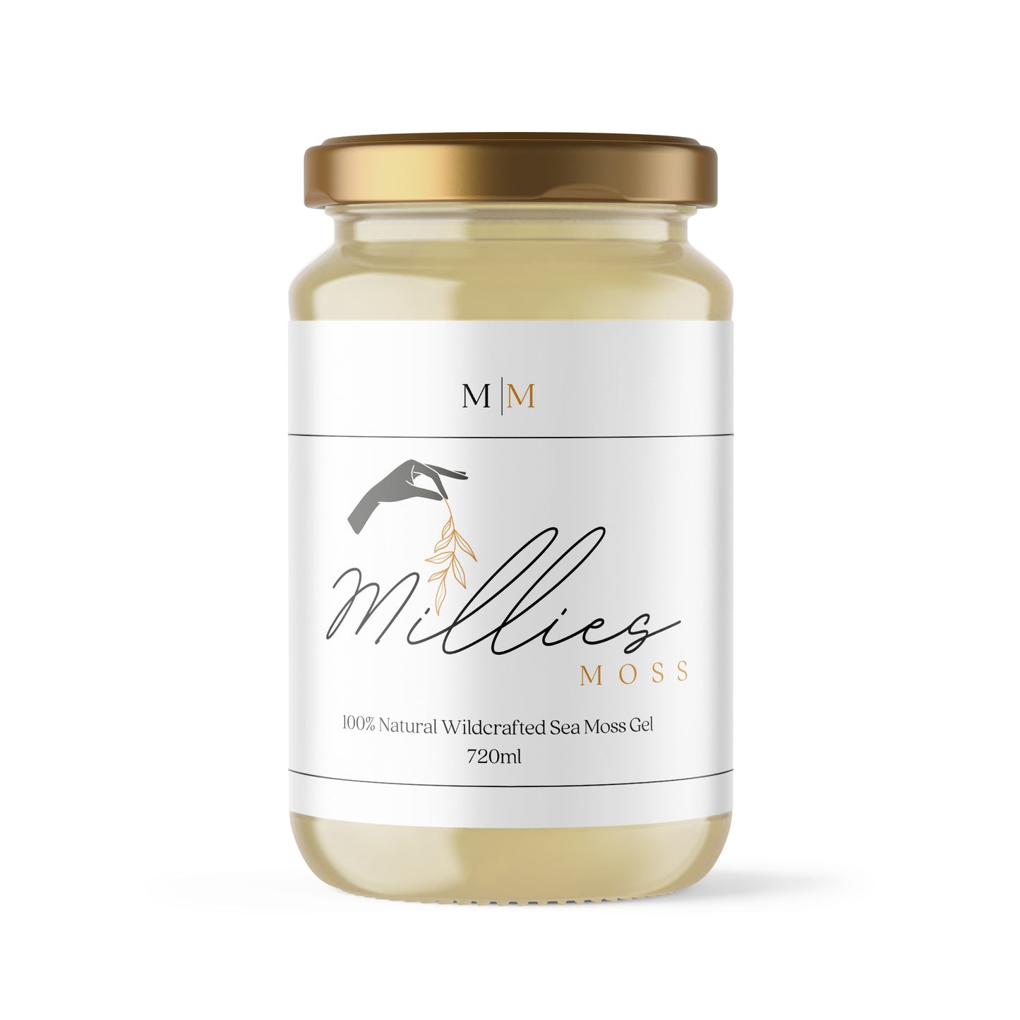 720ml - Organic Classic Golden Sea Moss Gel 
